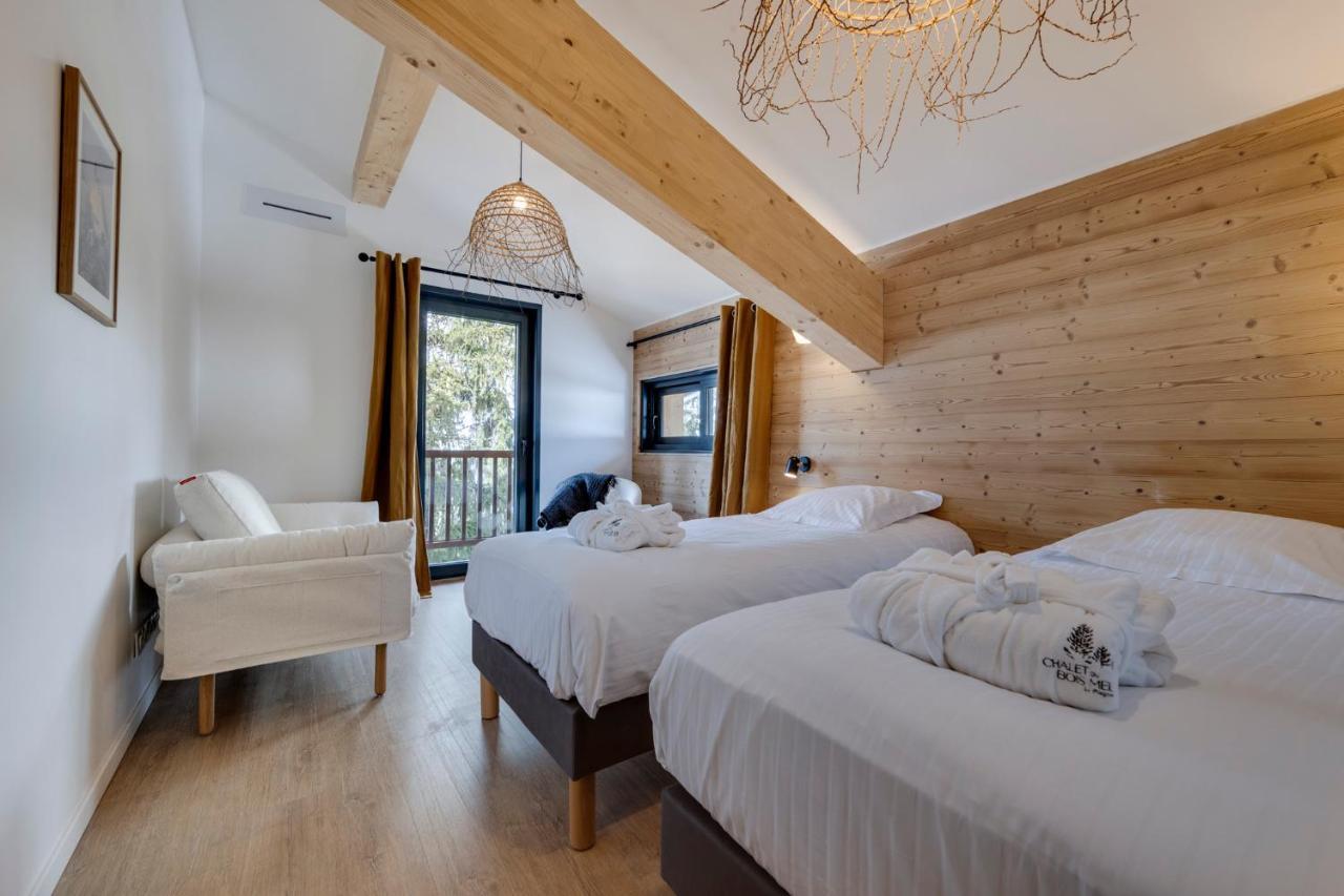 Chalet Du Bois Melay - Piscine - Proche Pistes - 15 Personnes Ла-Плань Экстерьер фото